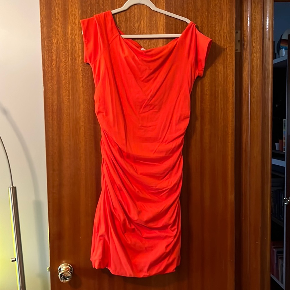 Boden Women’s ruched jersey dress- excellent condition!